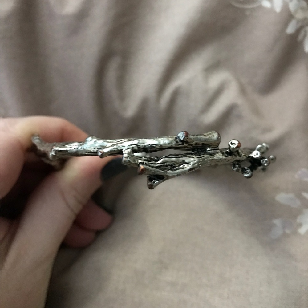 Gold colored bracelet (branch style)